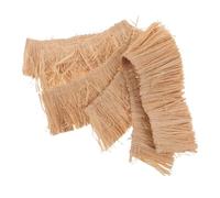 Operitacx 3 Pièces Miniature Artificial Thatch Roll for DIY Micro Landscape and Fairy Garden Roofs Synthetic Straw Roof Thatching for Rustic Model Architecture Crafting