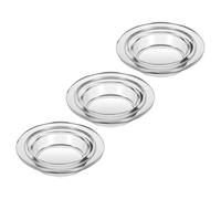 Operitacx 3 Pièces Plateau en Verre Rond de Chapeau de Paille pour Chauffe-Cire, Accessoire Réutilisable Installation Rapide, pour Salon et Chambre