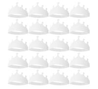 Operitacx 30 Pièces Couronne en Papier Blanc à Colorier pour Garçon et | Papier Léger et Réutilisable, Base Épaisse Pliable, pour Ateliers Créatifs et Photobooth