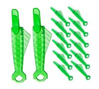 Operitacx 30 pièces Enfile Aiguilles de Type Poisson Outil Automatique pour Machine à Coudre Accessoire de Couture pour Broderie DIY pour Éclaircir la Environnement Luminosité