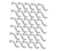 Operitacx 30 pièces Goupilles de Sécurité Métalliques S pour Rayonnages Lot de Accessoires de Rangement Robustes pour Installation Facile et Durable Conception Désengagement pour Sécurité
