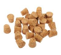 Operitacx 30pcs Bouchon en Bois Tendre, 13-14mm Bouchon De Bouteille De Vin Étanches, Bouchon De Vin, Bouchon De Liège Coniques, Bouchon De Rechange pour Bouteilles De Vin Et De Bière