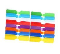 Operitacx 32 pièces Étiquettes de Câbles Réutilisables Bande de Fixation Marqueur pour Organisation Câbles USB Chargeurs Bureau Maison Voyage
