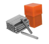 Operitacx 37 Pièces Set de Poinçons pour Estampage de Lettres et Chiffres Outils de Robustes pour Plastique et Cuir pour Bricolage et Créations Personnalisées