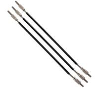 Operitacx 3pièces Corde de Queue Violon Acier Accessoires de Remplacement pour Queue et Cordier Haute Résistance et Maintien du Naturel
