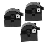 Operitacx 3pièces Insert De Démarrage Ptc Pour Compresseur Réfrigérateur Congélateur Lot De Protection Surcharge Matériau Abs Et Alliage Zinc Et Fiable Remplacement Direct Simple