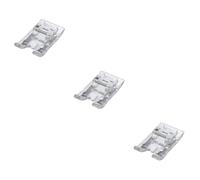 Operitacx 3pièces Pied Presseur Satiné Transparent pour Machine à Coudre Compatible avec Singer Et Plus Facile à Installer Et Pratique pour Broderie Et Appliqué