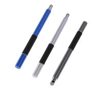 Operitacx 3pièces Stylet Tactile Capacitif Fin Rond pour Écran Tactile Smartphone Tablette Gris Argent Bleu Foncé