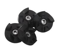 Operitacx 4 Accouplements D’entraînement en Caoutchouc Noir pour Mixeur, Kit de Réparation 4 Pièces, Pièces de Rechange Compatibles, Accessoire pour Robot Cuisine, Prise D’entraînement 0,2