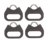 Operitacx 4 ensembles Accessoire de Fixation pour Appareil Photo avec Anneau Triangulaire Métallique Crochet Robuste et Compatible avec Lanière Large pour Sangles Dépaule Cou ou Poignet