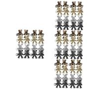 Operitacx 4 Ensembles Boutons De Serrage De Pantalon Détachables Tendeur De Réglable Ours Pratique Pour Ajuster Vos Vêtements Couleurs 8 Paires*4