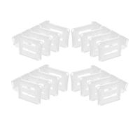 Operitacx 4 ensembles Séparateurs Réfrigérateur Réglables de Plaques de Rangement Transparentes pour Organiser Compartiments de Réfrigérateur pour Assaisonnements et Aliments