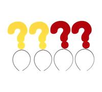 Operitacx 4 Pièces Bandeaux Question Mark Accessoire Coiffure pour Fête Festival Photo Cosplay