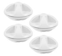 Operitacx 4 Pièces Boules Démêlantes pour Sèche-Linge en Plastique Blanc, Dispositif Anti-nœuds pour Draps et Housses de Couette, pour Cycle de Séchage