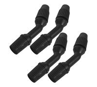 Operitacx 4 Pièces Buse de Pulvérisation Agricole en Plastique Conique | Noir, Installation Facile et Retrait Rapide, Design Réutilisable, Spray Uniforme pour Jardinage et Entretien