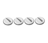 Operitacx 4 Pièces Capuchon De Bouton De Machine à Laver Remplacement du Bouton De La Machine à Laver Boutons De Commande De Laveuse Séchage Amovible Rondelle Boutons De Sécheuse Plastique