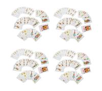 Operitacx 4 Pièces Cartes à Jouer Espagnoles pour Fêtes, Jeu Mexicain | Deck Unique, Usage Familial et Autres Occasions, Prise en Main Simple, Format Pratique, Style Espagnol