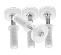 Operitacx 4 pièces Charnières de Porte Pliantes Acier Inoxydable Pivots Supérieurs et Inférieurs Stables pour Portes Double Pliantes Kit de Réparation Quincaillerie Placard Robuste