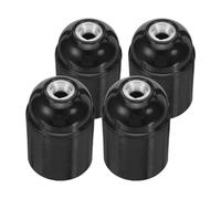 Operitacx 4 Pièces Douille de Rechange pour Lampe E27 en Bakélite Noire