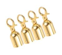 Operitacx 4 pièces Embouts de Corde avec Crochet pour Barrière de Sécurité Lot de Butée de Fin de Corde Décorative pour Poteaux et Séparateurs de Files