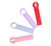 Operitacx 4 pièces Embouts de Manche pour Balai Plastique Robuste Colorées pour Remplacement Poignée Pelle à Poussière Montage Facile