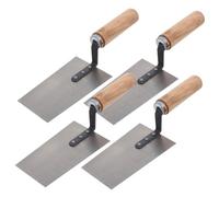 Operitacx 4 Pièces Ensemble de Couteau en plâtrage truelle d'outils de Ciment jointoyer stuc Marge revetement de Sol LETTAGE DE PLATLAPRE Outil de truelles en béton Bois