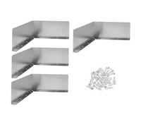 Operitacx 4 pièces Gouttières Éclaboussures pour Toit Déviateurs de Pluie Aluminium pour Coins de Toit Installation Facile Protection Durable les Dégâts Eau