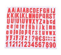 Operitacx 4 pièces Lot de Autocollants Adhésifs Rouges Pouce Étiquettes Autocollantes pour Boîte Aux Lettres Carnets Décoration et Scrapbooking