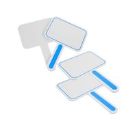 Operitacx 4 Pièces Lot de Paddles Effaçables à Sec avec Poignée Tableau Portatif et Ergonomique pour Vote Notation et Réunions Classe ou Bureau