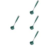Operitacx 4 Pièces Louche à Soupe en Silicone Antiadhésive à Long