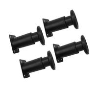 Operitacx 4 pièces Meuble Réglables Jambes de Table Robustes Matériau Durable de Support pour Armoire Cuisine Hauteur Ajustable Noir