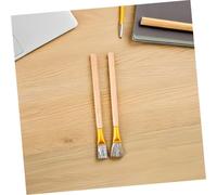 Operitacx 4 Pièces Outil de Sculpture Fil Métallique pour Poterie avec Manche Brosse à Texture Fine et Grossière pour Modelage et Nettoyage