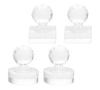 Operitacx 4 Pièces Outil de Tamponnage pour Fards à Paupières Kit Compact de Presseur et Réparateur de Poudre Pressée Accessoire Portable Polyvalent pour Retouches Maquillage des Yeux