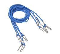 Operitacx 4 Pièces Pince à Moufles pour Garçon et Filles en Nylon Bleu | Laisse à Mousqueton, Ajustement Rapide et Doux, pour Jeunes Aventuriers, Usage Extérieur et Piste