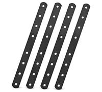 Operitacx 4 Pièces Plaques de Fixation Acier Épais Équerres Métalliques pour Réparation et Fixation Meubles Supports Stables Polyvalents pour Étagères et
