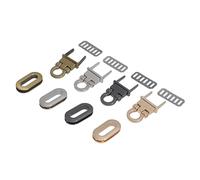 Operitacx 4 Pièces Serrure En Métal Fermeture Serrure Décorations Para Uñas À Main Fourre-Tout À Main Twist Lock Bricolage À Main Serrure Fermoir Serrure Tour Serrure Attache