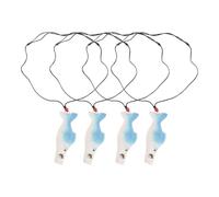 Operitacx 4 Pièces Sifflet en Céramique Poisson Bleu Thème Océan pour | Portable et Léger, Finition Raffinée, Souvenir D’anniversaire, Usage Festival et Soirée, Objet Décoratif