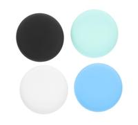 Operitacx 4 pièces Support Silicone avec Épingle de Sécurité pour Tracker Air Compatible pour Vêtements Garçon Fille et Adultes Lot de Noir Blanc Menthe Bleu