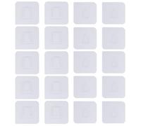 Operitacx 40 Pièces Autocollant Mural à Boucle sans Clous Transparent | Pp et Adhésif Acrylique, Forte Tenue, Amovible, Chambre et Salle de Bain