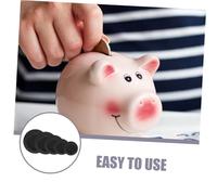 Operitacx 40 pièces Round Rubber Piggy Bank Stoppers Replacement Plugs For Money Saving Boxes With Multiple And Easy To Install