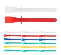 Operitacx 40 Pièces Spatule de Colle Plastique Portable pour Cuir | Compacte, Rangement Facile, Réduit les Éclaboussures et L’excès, Surface Favorisant L’adhérence