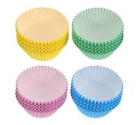 Operitacx 400 Pièces Caissettes à Cupcakes en Papier Résistantes Graisse, Moules à Gâteaux pour Cuisson Quotidienne, pour Fêtes et Présentation Élégante