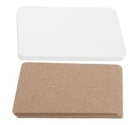 Operitacx 400 Pièces Cartes Vierges Vrac Papier Kraft et Blanc Cartes Cartonnées pour DIY Graffiti Invitations Messages pour Classe Bureau et Usage Familial