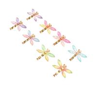 Operitacx 40pièces Fournitures De Bricolage Ornements Résine Forme De Libellule Décorations Colorées Accessoires Artisanaux Pour Diy