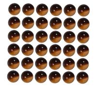 Operitacx 48pièces Perles Ronde Naturelle Perles De Gemmes Pour Création De Bracelets Et Bijoux Accessoires Élégants Pour Artisanat Et Style Personnel