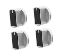 Operitacx 4pièces Bouton De Cuisinière Métal Bouton De Brûleur Pour Cuisinière à Gaz Marche Arrêt De Rechange