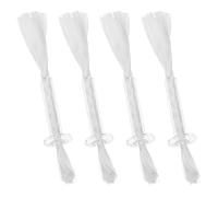 Operitacx 4pièces Mèches de Verre pour Lampe à Huile Tubes Résistants pour Lampes à Pétrole Mèches de Remplacement pour Cuisson Fondue et Décorations de Mariage