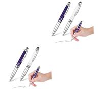 Operitacx 4pièces Stylo à Bille Lumineux avec Stylet Capacitif Et Lampe De Poche Stylos Écriture Pratiques pour Écran Tactile Et Usage Quotidien