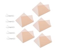 Operitacx 5 Pièces Bjd Doll Wig Cap Set Soft Stretchy Inner Net for Secure Hair Styling Protective Liner for DIY Doll Head Accessories Non-Slip Base