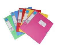 Operitacx 5 Pièces Boîte de Rangement Plastique Colorée Organiseur de Documents Pliable pour Bureau et École Boîte Fichier Légère et Portable pour Papeterie et Dossiers Rangement Pratique